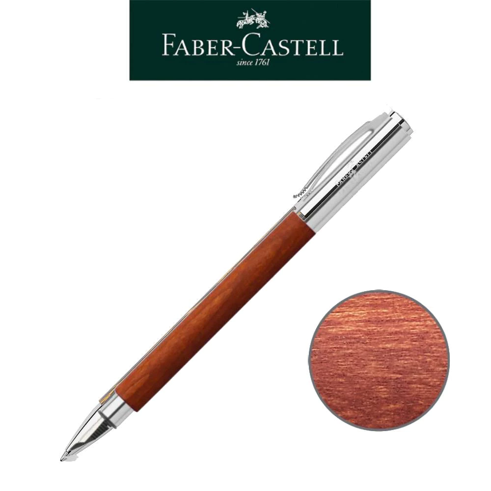 免費客製化刻字【Faber-Castell】Ambition成吉思汗梨木鋼筆M/F/EF尖 木製筆桿/送禮首選 台灣輝柏✿50B004